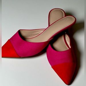 The Drop Women's Paulina Pointed Toe Two-Tone Mule